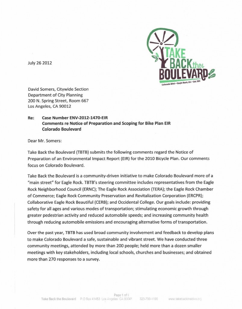 EIR Response July 2012